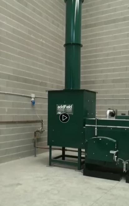 Instalación de máquinas de incineración en Cataluña